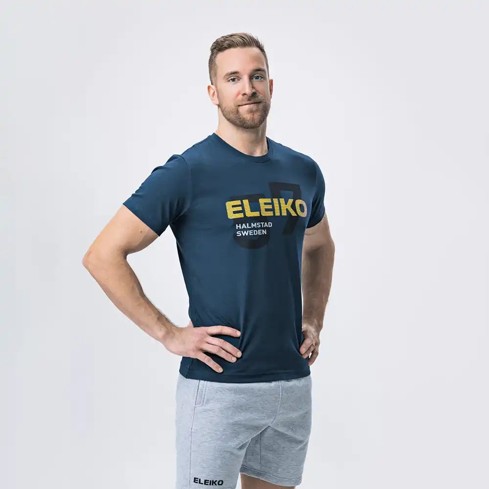 Eleiko Men Sign T-shirt A - Blue Night