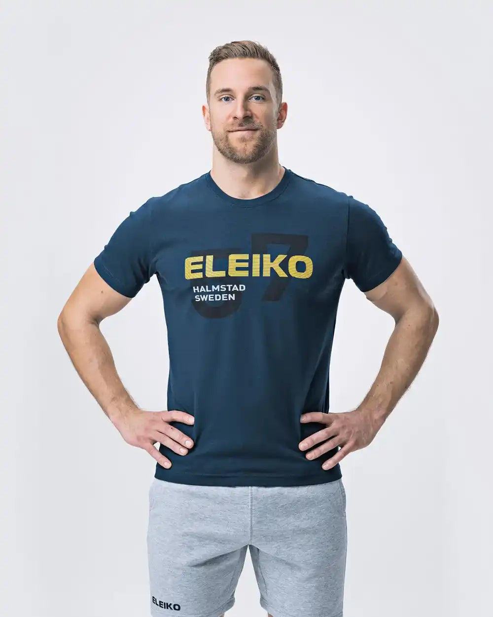 Eleiko Men Sign T-shirt A - Blue Night