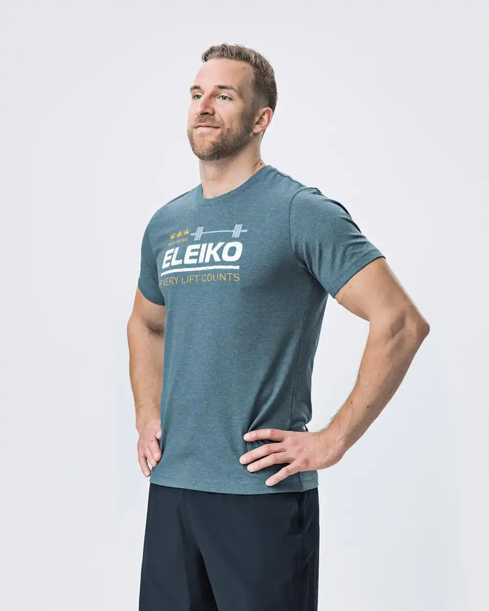 Eleiko Men Sign T-shirt B - Rock Green