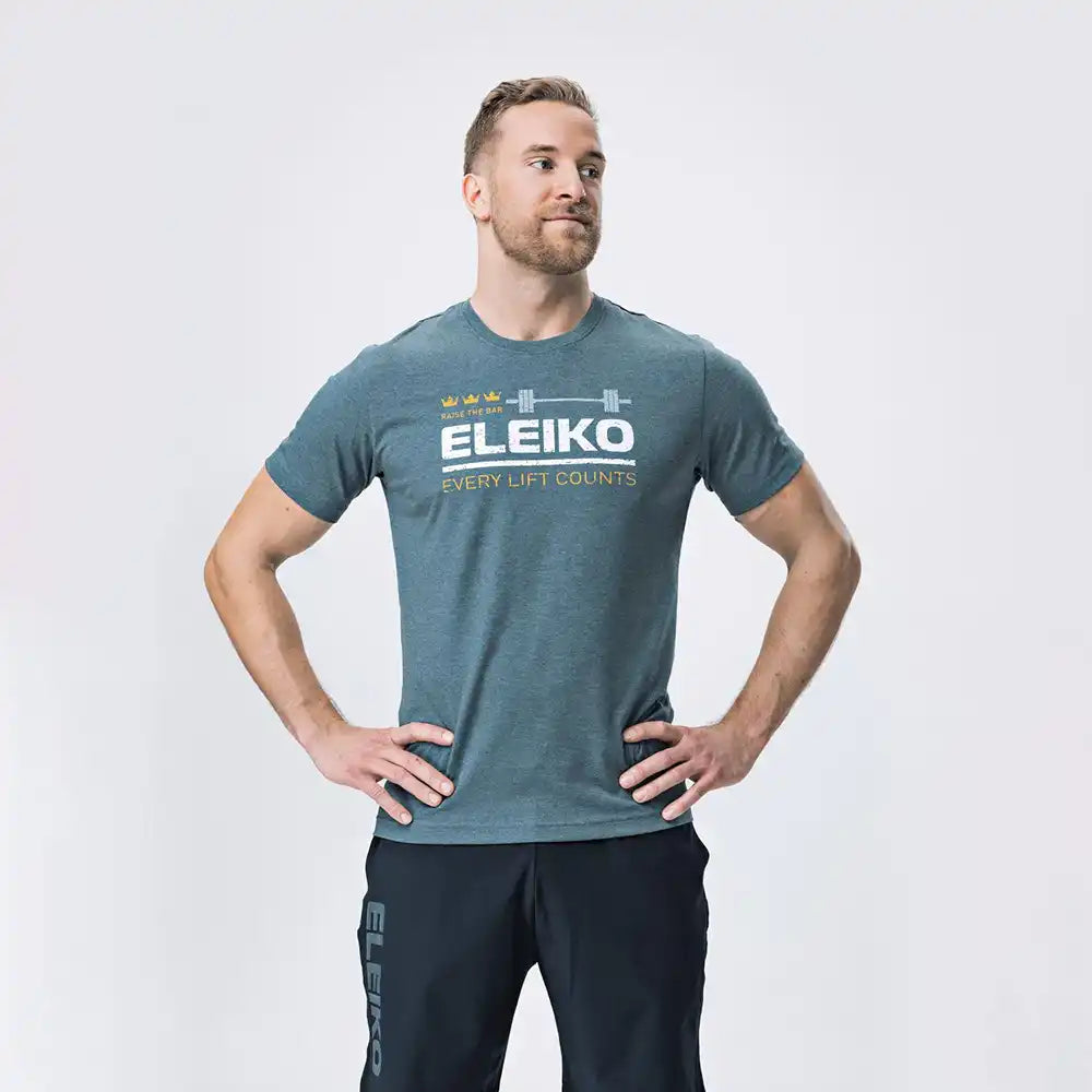 Eleiko Men Sign T-shirt B - Rock Green