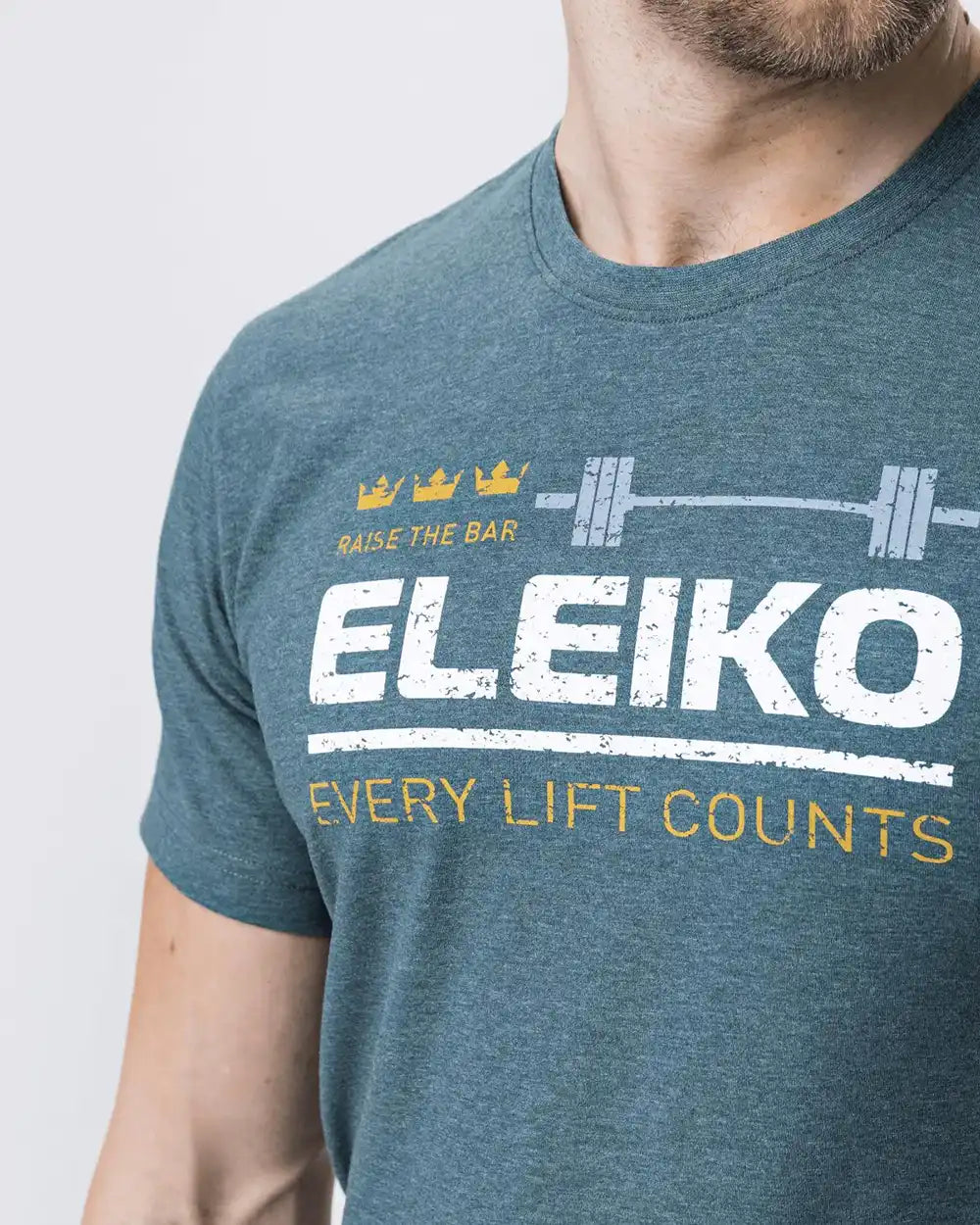 Eleiko Men Sign T-shirt B - Rock Green