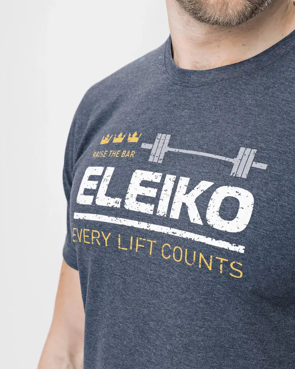 Eleiko Men Sign T-shirt B - Sky Black