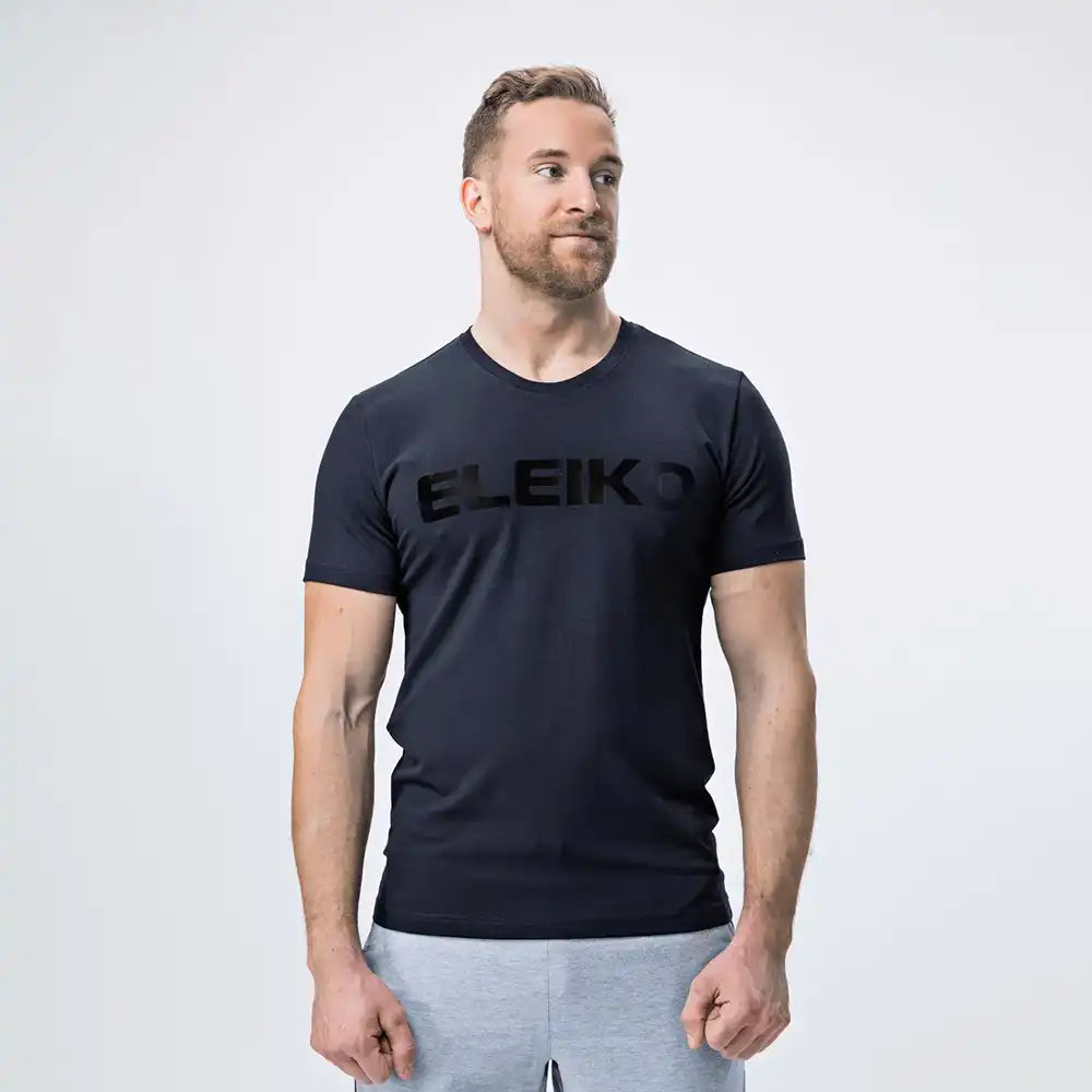 Eleiko Men T-shirt - Ink Black