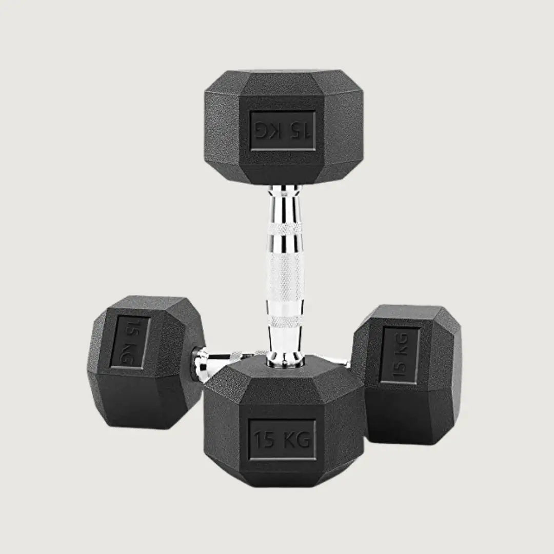 Hex Dumbbells Set - 2.5 kg to 20 kg