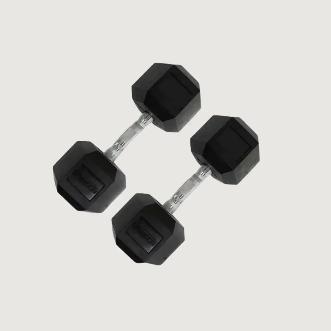 Force USA Rubber Hex Dumbbell - 60 kg Pair (Open Box)