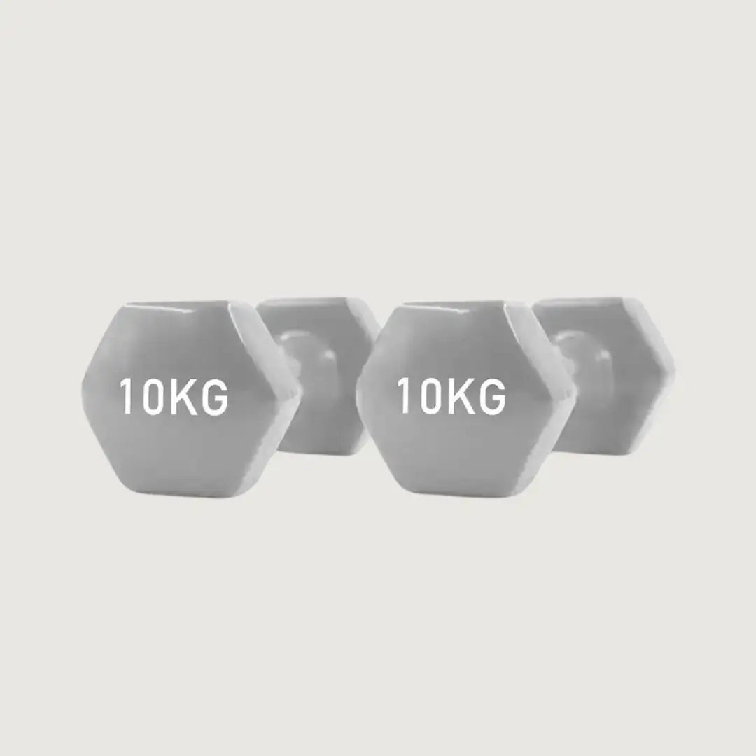 GRIT Vinyl Dumbbell Pair - 10 Kg