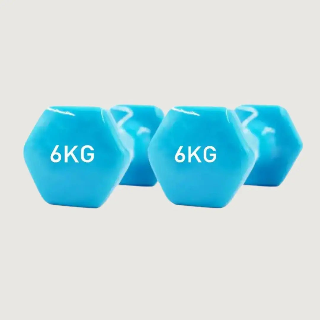 GRIT Vinyl Dumbbell Pair - 6 kg