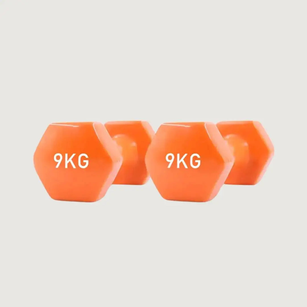 GRIT Vinyl Dumbbell Pair - 9 kg