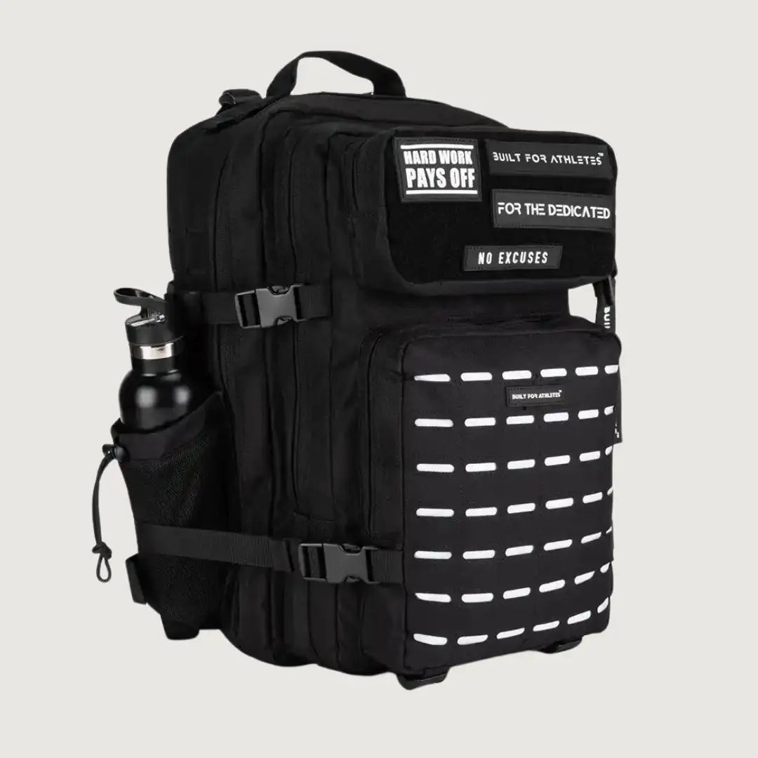 Built For Athletes Large 45L Gym Backpack - Monochrome