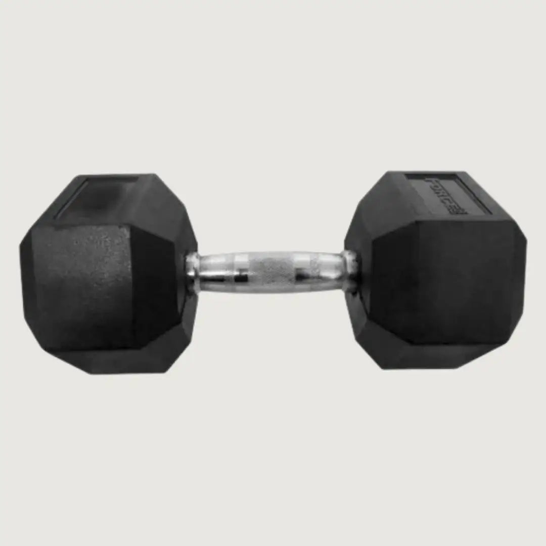 Force USA Rubber Hex Dumbbell - 60 kg Pair (Open Box)