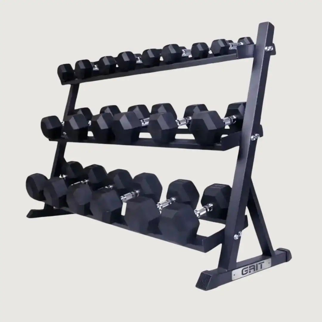 GRIT 3 Tier Dumbbell Rack