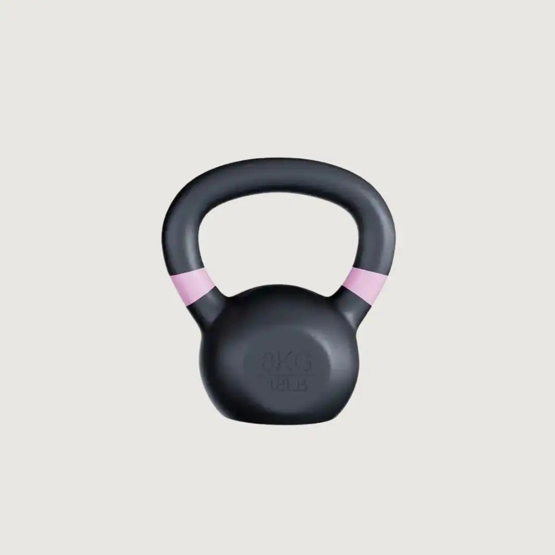 GRIT Powder Coated Cast Iron Kettlebell - 08 kg