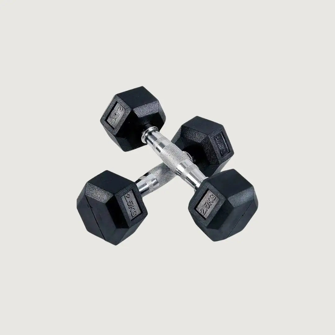 Hex Dumbbells Set - 2.5 kg to 20 kg