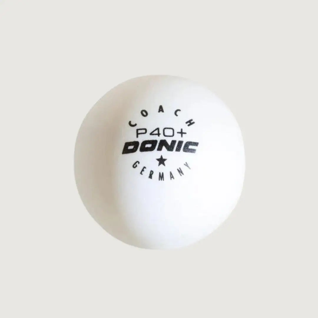 Donic P40+ Table Tennis Ball - * White - Pack of 3