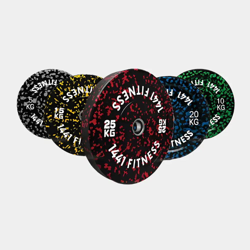 1441 Fitness Camouflage Bumper Plates - 25 kg Pair