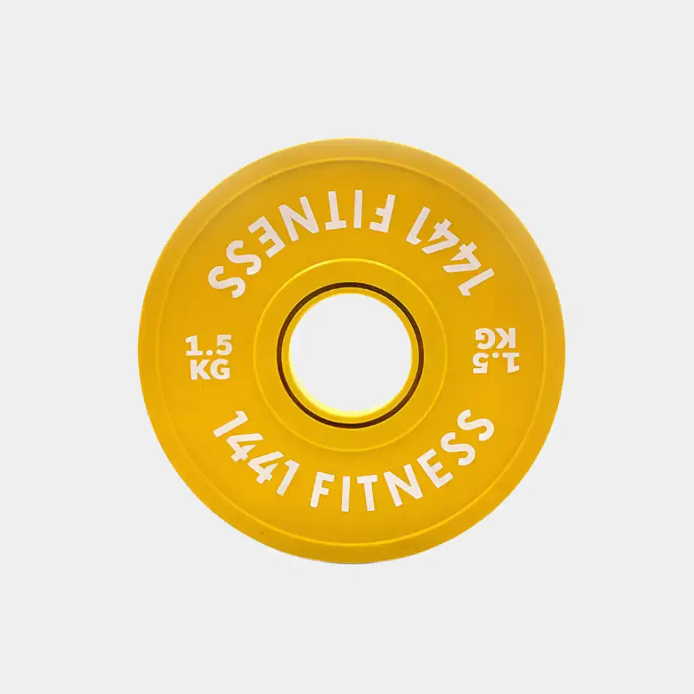 1441 Fitness Fractional Bumper Weight Plate - 1.5 kg (Single)