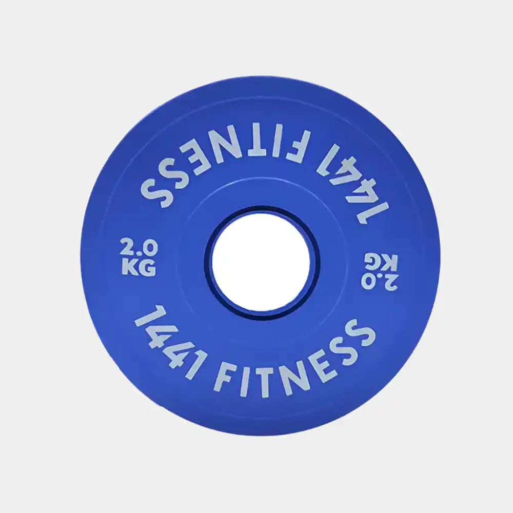 1441 Fitness Fractional Bumper Weight Plate - 2 kg (Single)