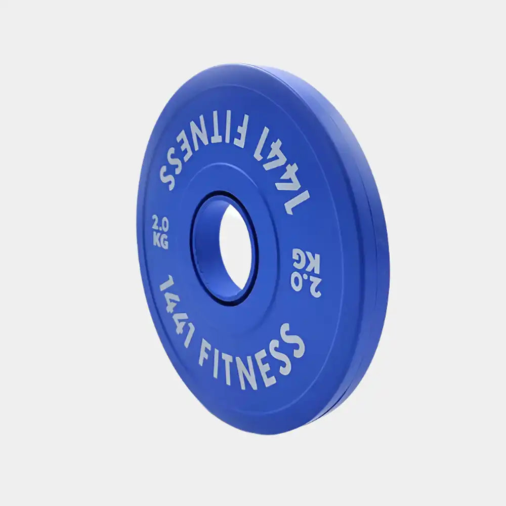 1441 Fitness Fractional Bumper Weight Plate - 2 kg (Single)