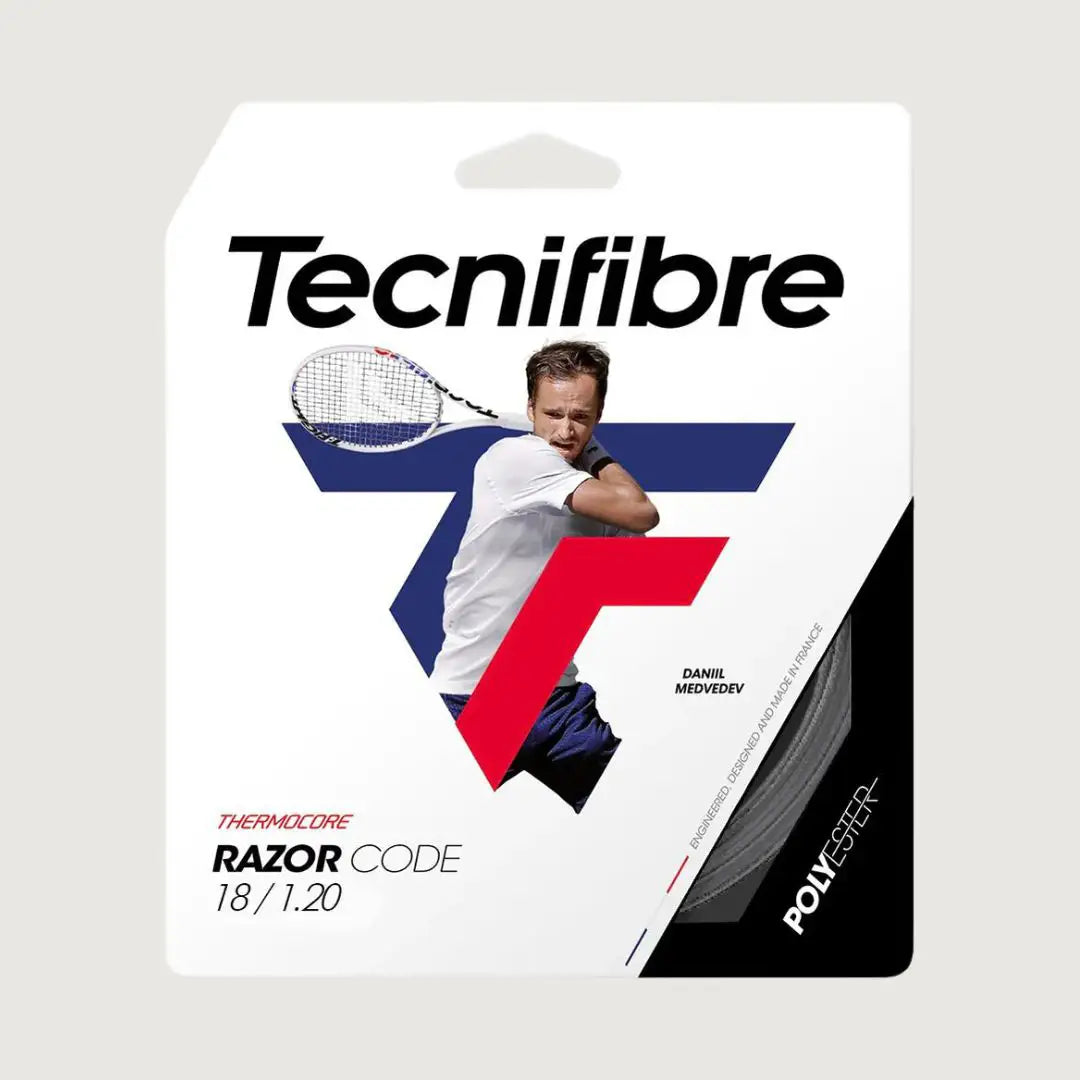 Tecnifibre Razor Code Tennis String - Carbon