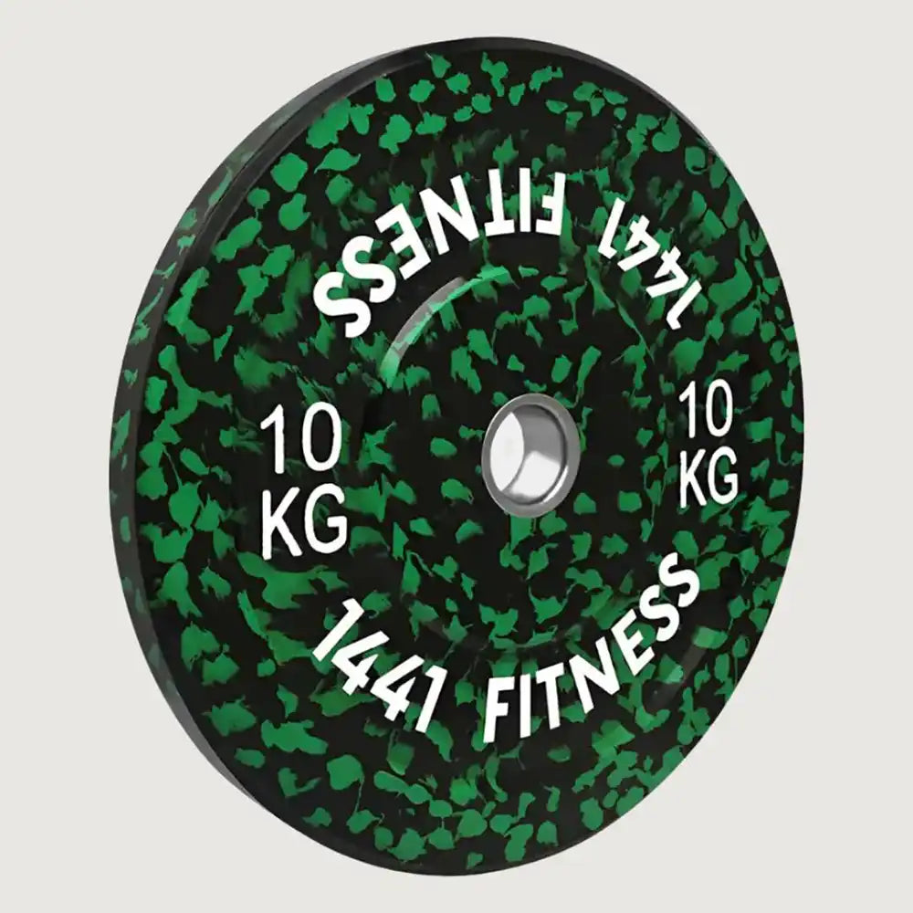 1441 Fitness Camouflage Bumper Plates - 10 kg Pair