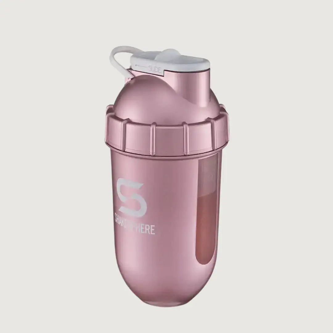 ShakeSphere Tumbler View 700 ml - Rose Gold / Clear