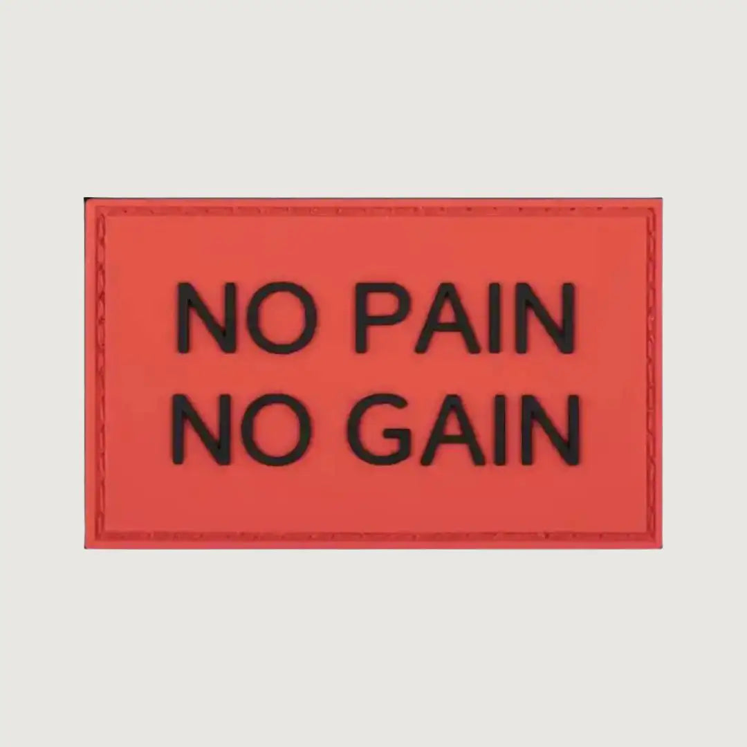 Built For Athletes No Pain No Gain Patch