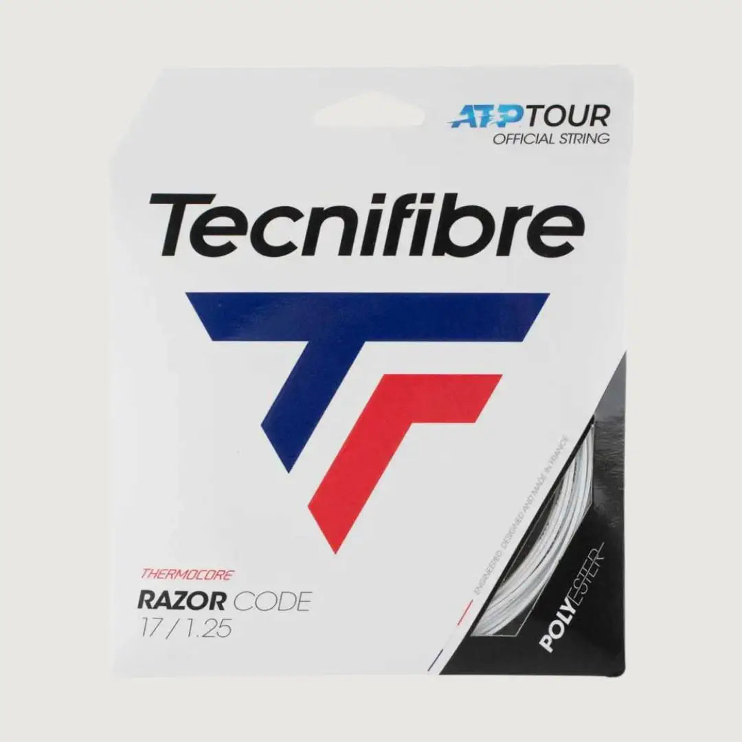 Tecnifibre Razor Code Tennis String - White