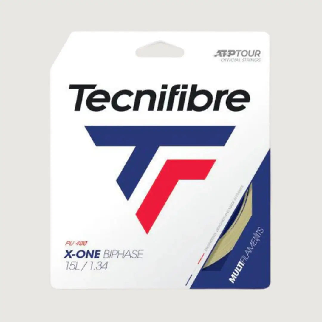 Tecnifibre X-One Biphase 18 Tennis String - Natural