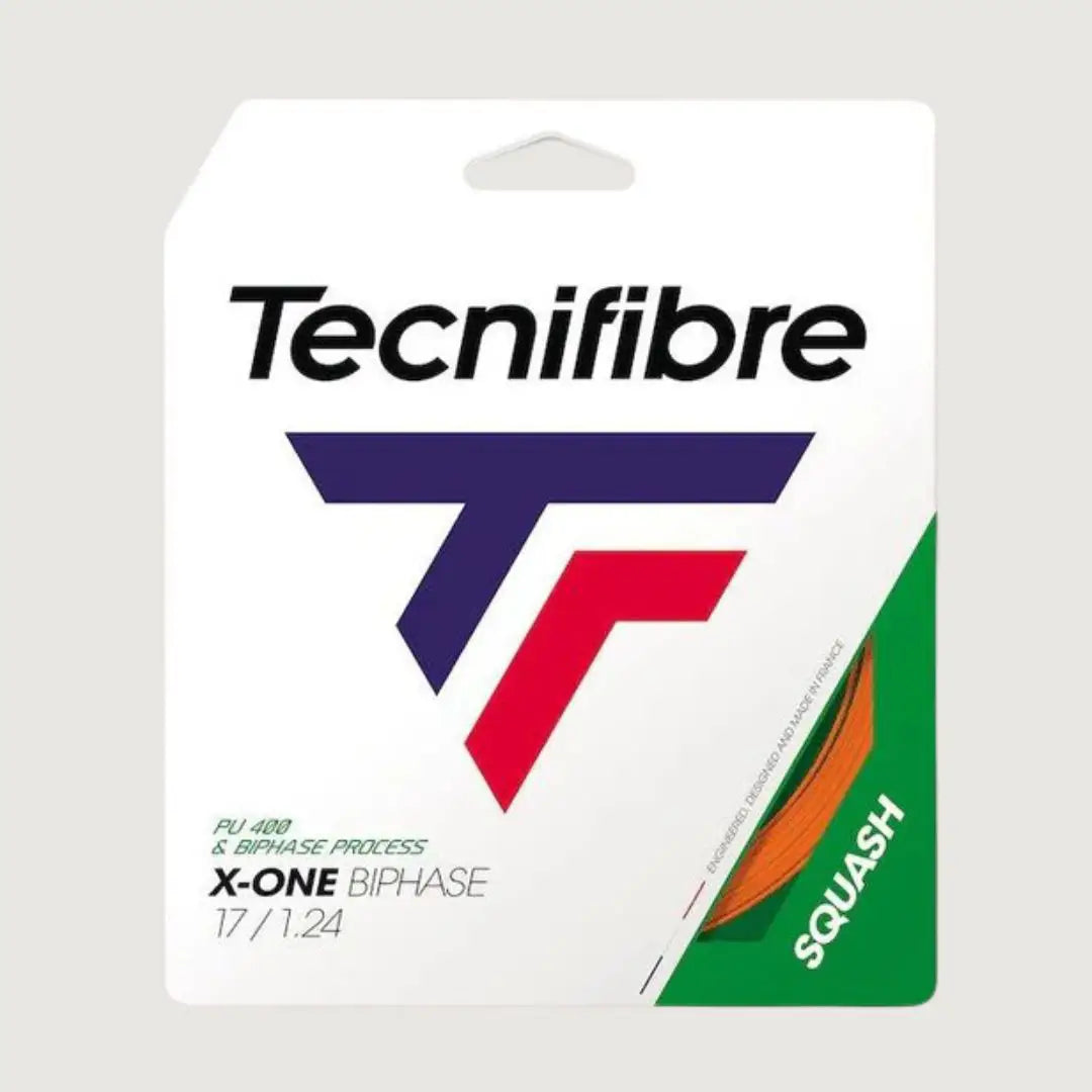 Tecnifibre X-ONE Biphase Squash String - Orange