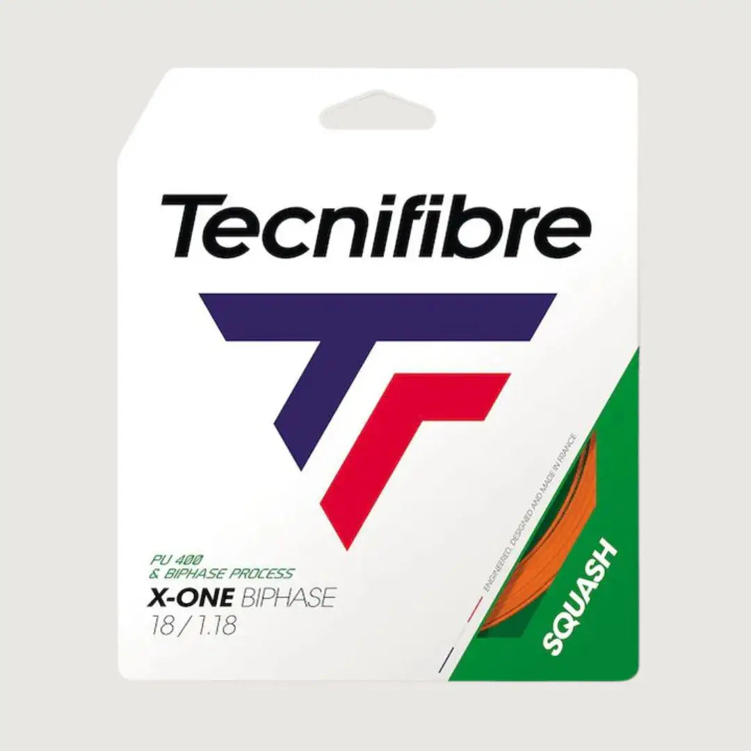 Tecnifibre X-ONE Biphase Squash String - Orange