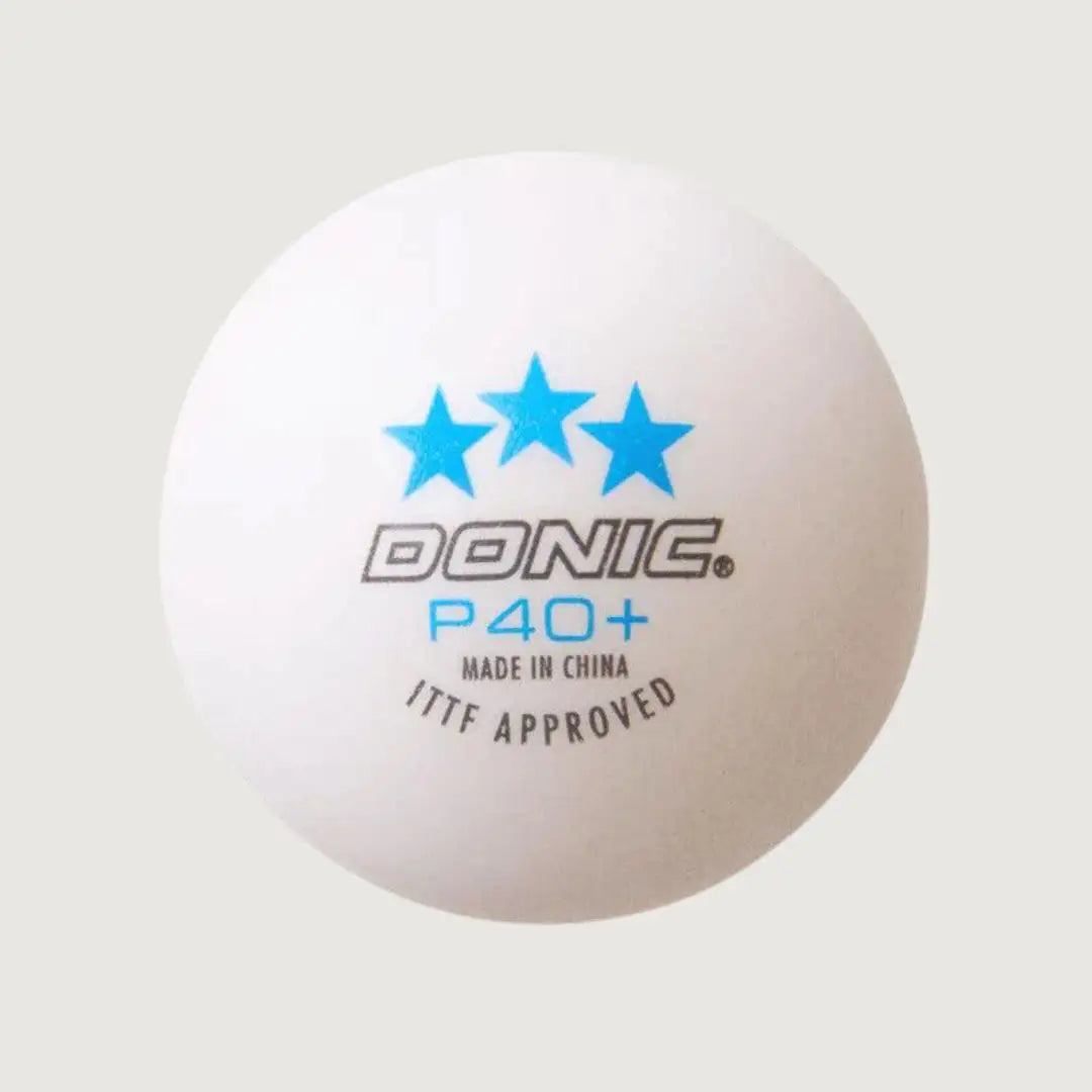 Donic P40+ Table Tennis Ball - *** White - Pack of 3