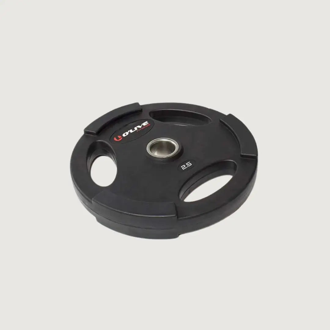 O'live Olympic Tri Grip Rubber Single Plate - 2.5 kg