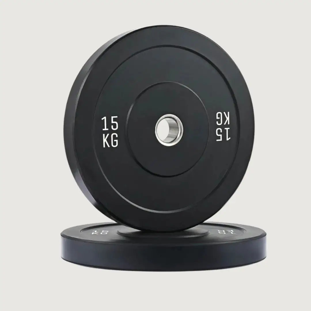 Deluxe Black Bumper Plate - 15 kg pair