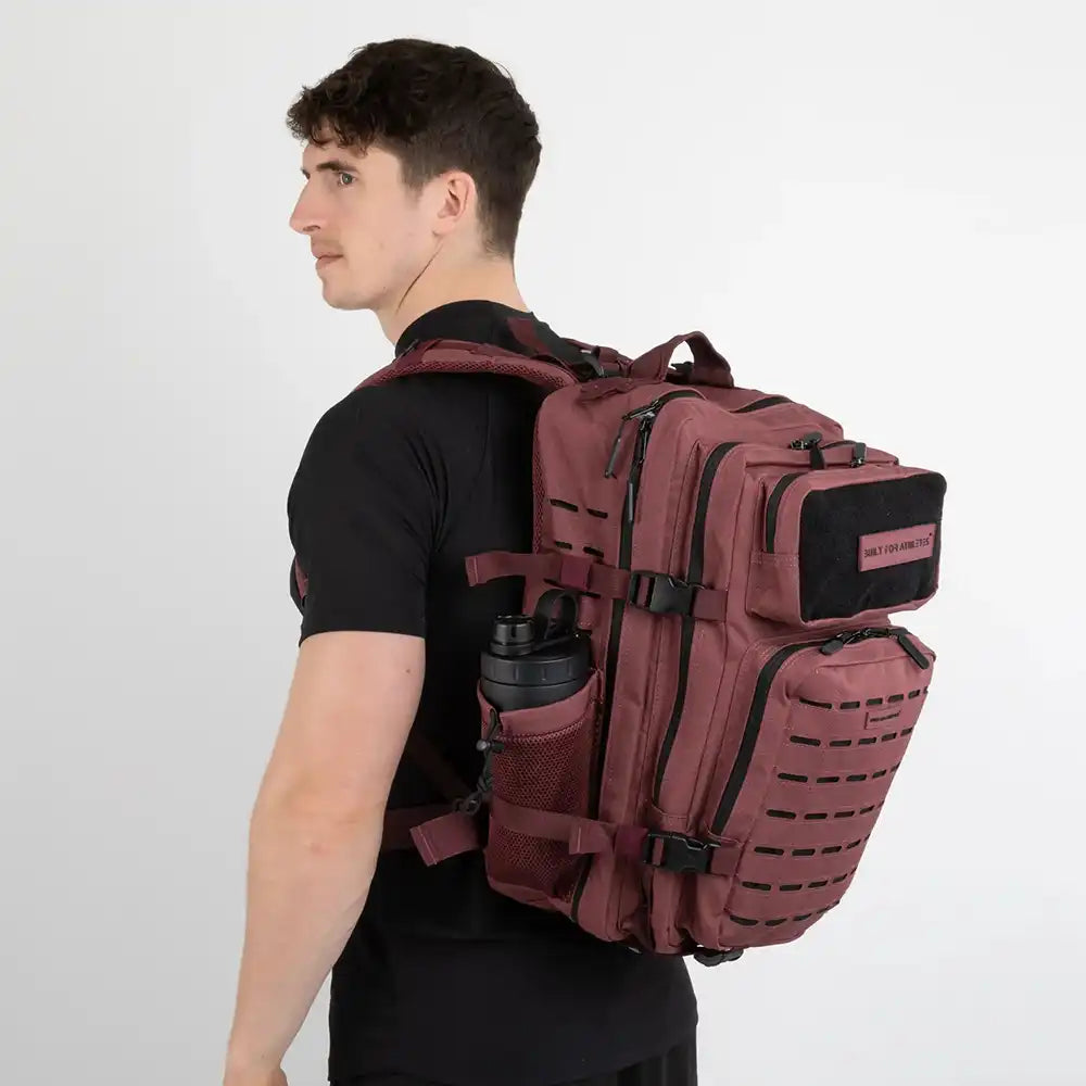 Built For Athletes Large 45L Gym Backpack - Burgundy