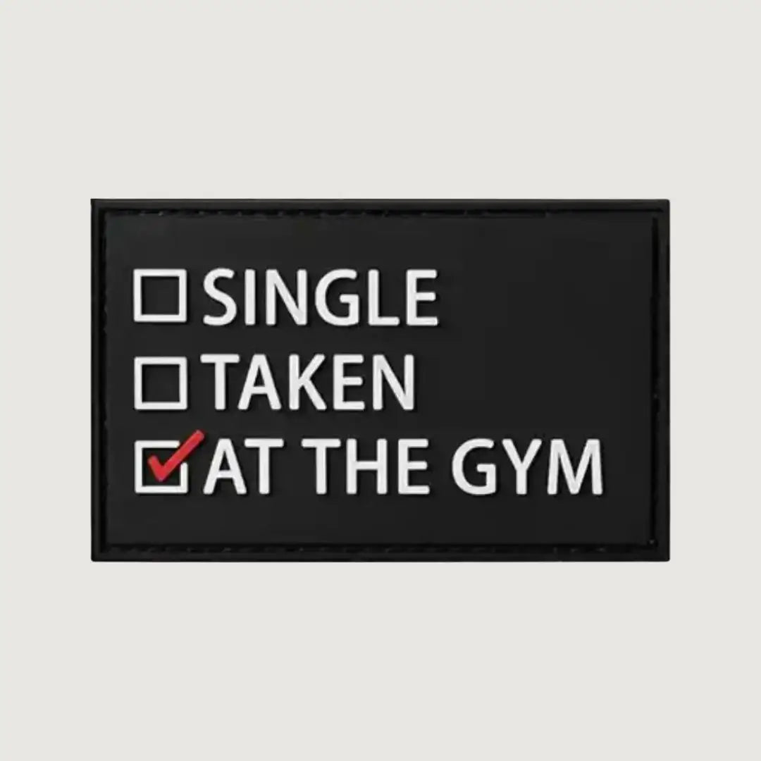 Built For Athletes Single, Taken, At The Gym Patch