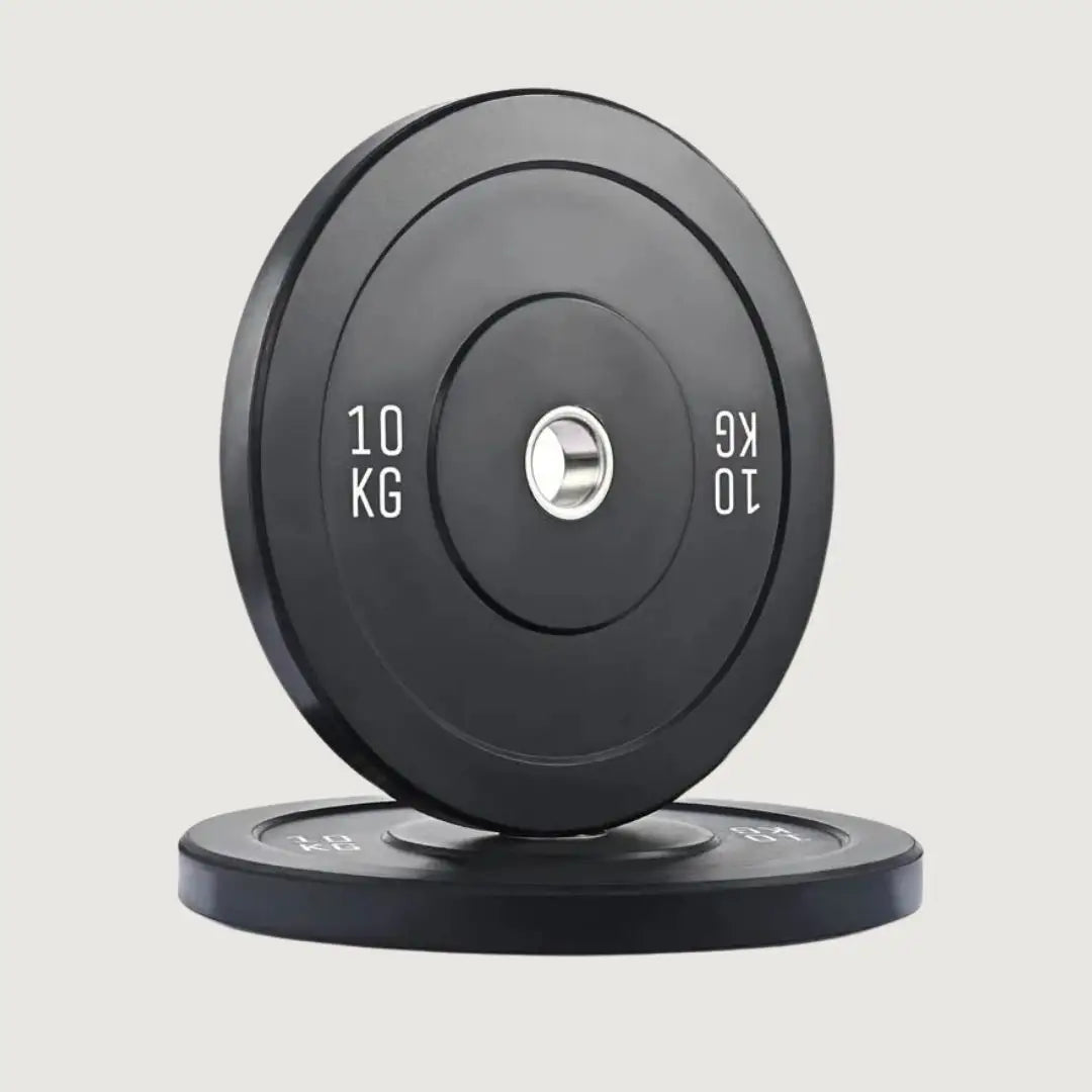 Deluxe Black Bumper Plate - 10 kg pair