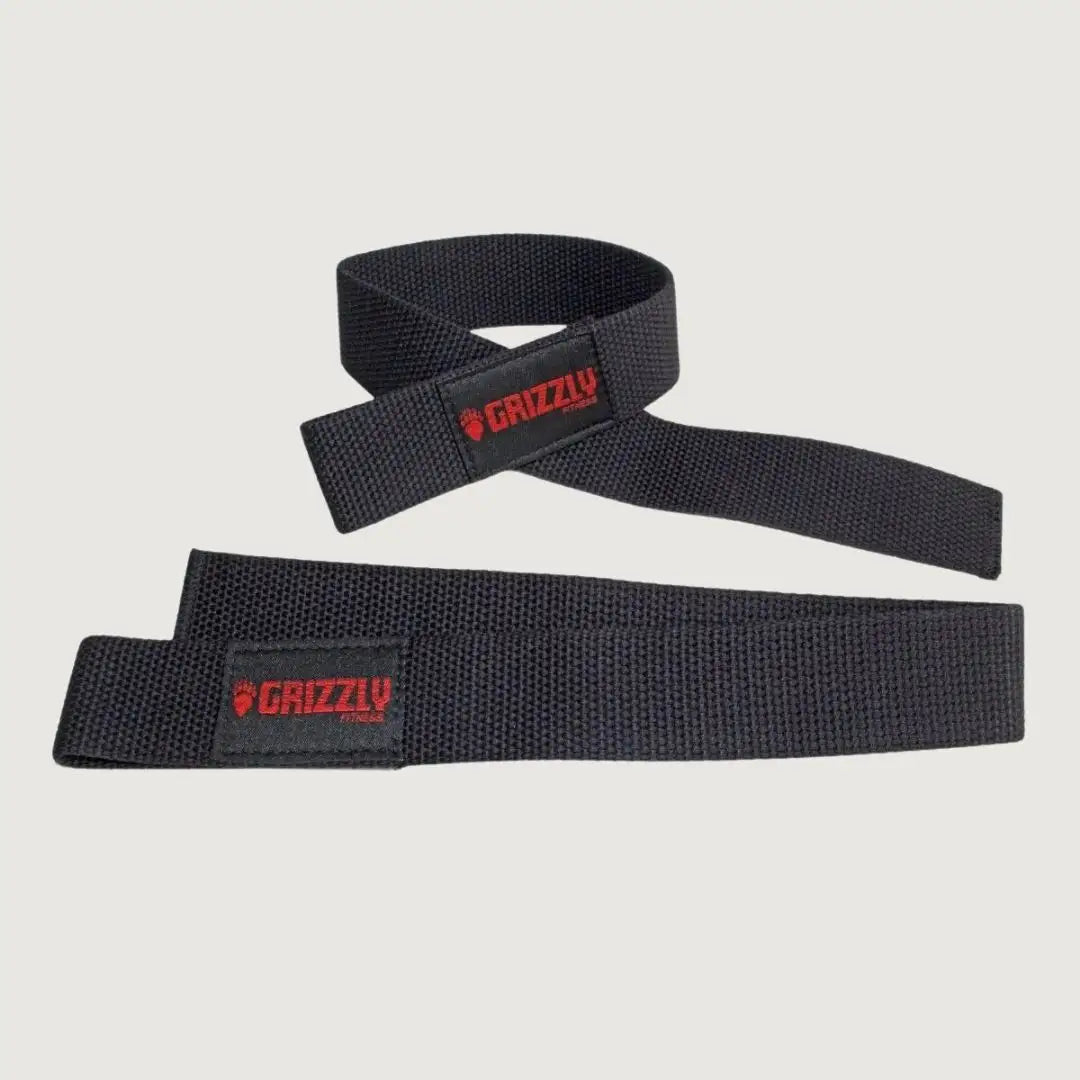 Grizzly Fitness Cotton and Nylon Weight Lifting Wrist Straps