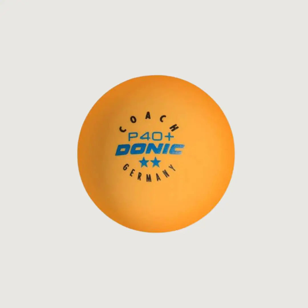 Donic P40+ Coach Table Tennis Ball ** Orange - Pack of 6