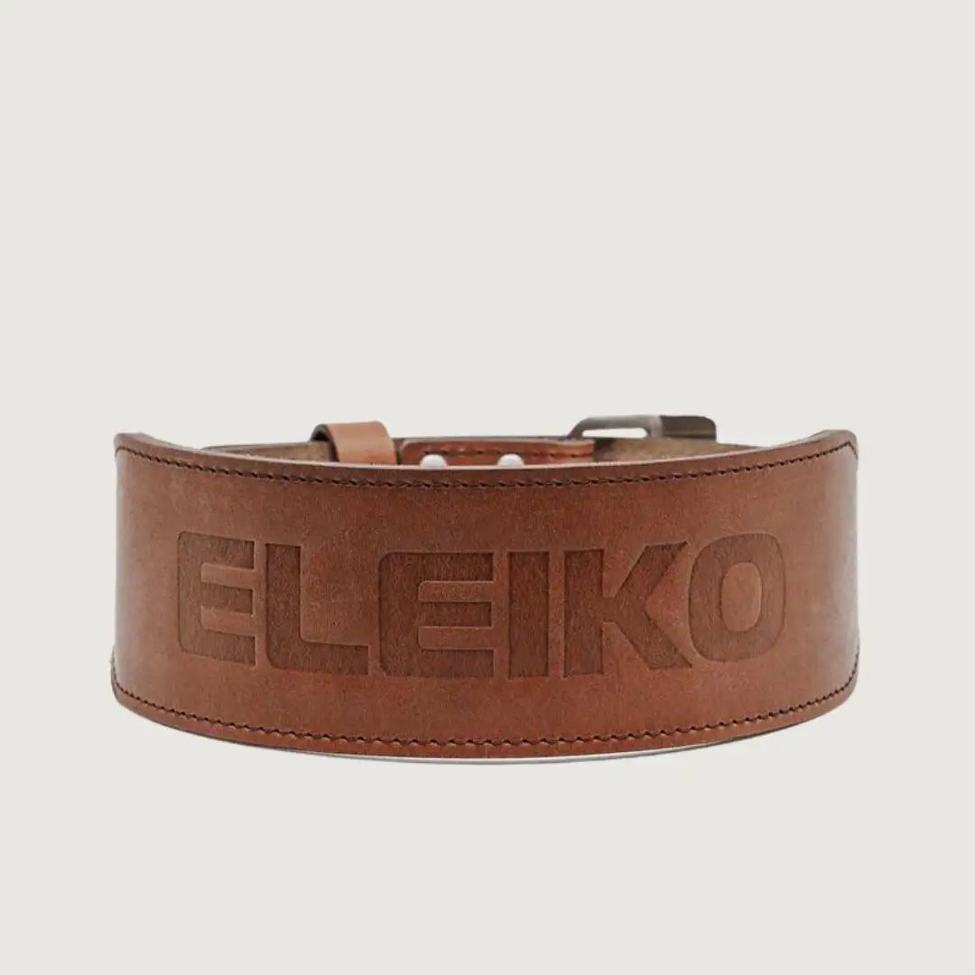 Eleiko Weightlift Leather Belt - Brown