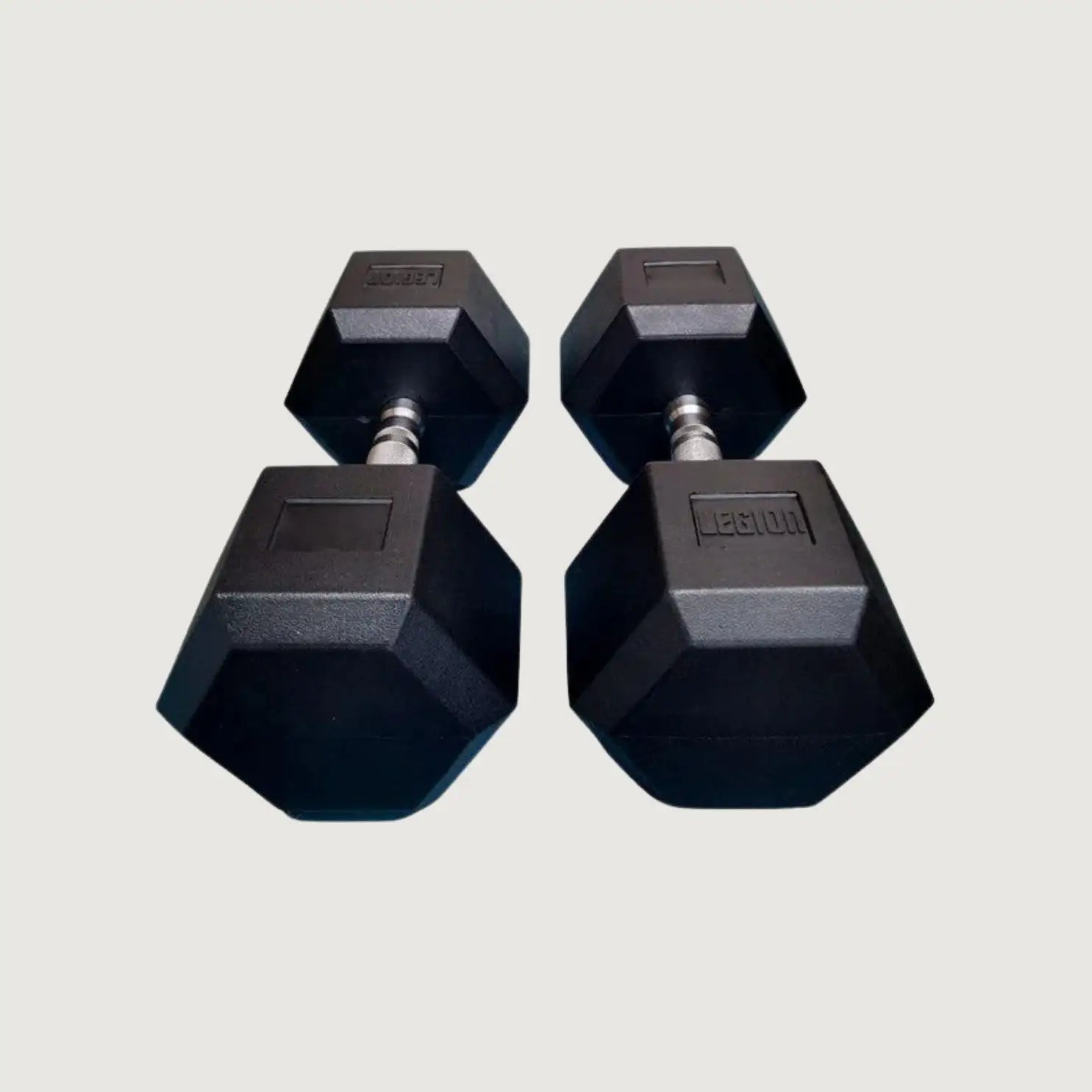 Legion Hex Rubber Dumbbell - 2.5 kg Pair