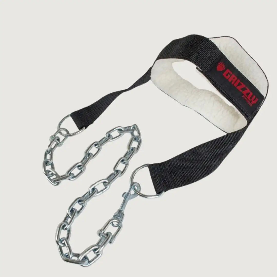 Grizzly Fitness Premium Nylon Weight Training Head Harness