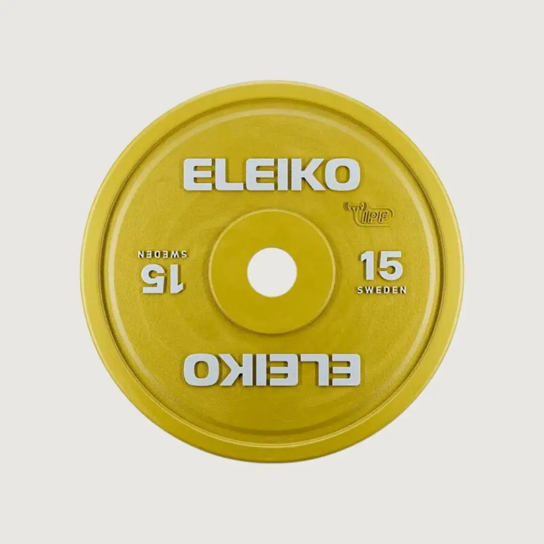 Eleiko IPF Powerlifting Competition Single Plate - 15 kg