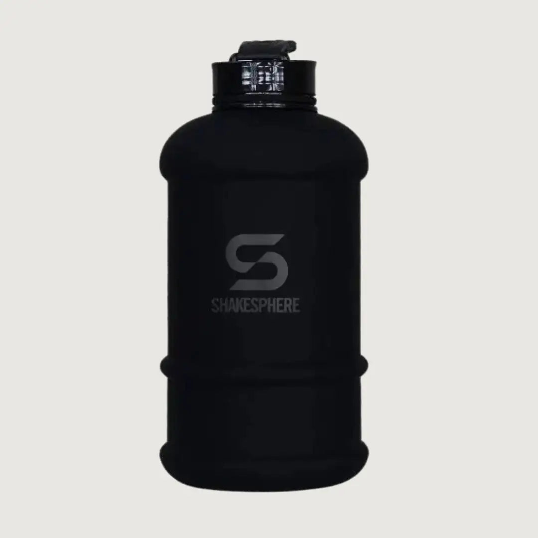 ShakeSphere Hydration Jug 1.3 L - Matte Black / Black Logo