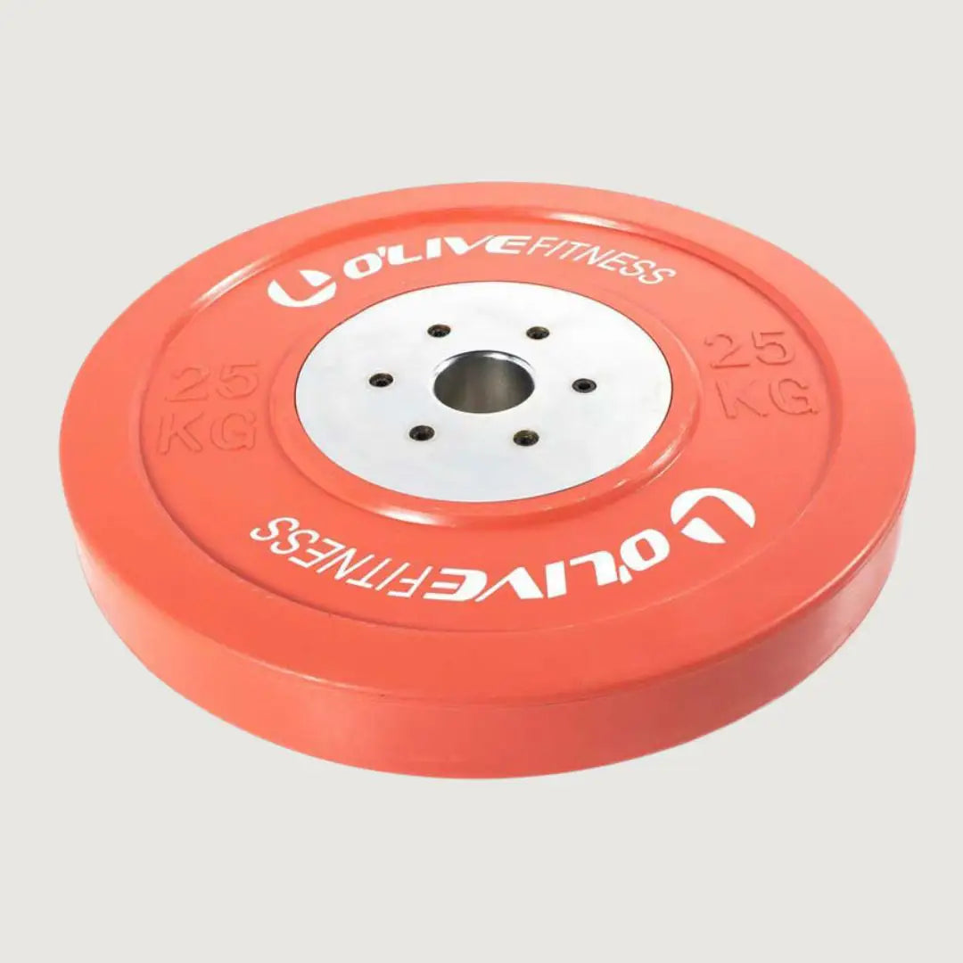 O'Live Fitness Competition Bumper Single Plate - 25 kg