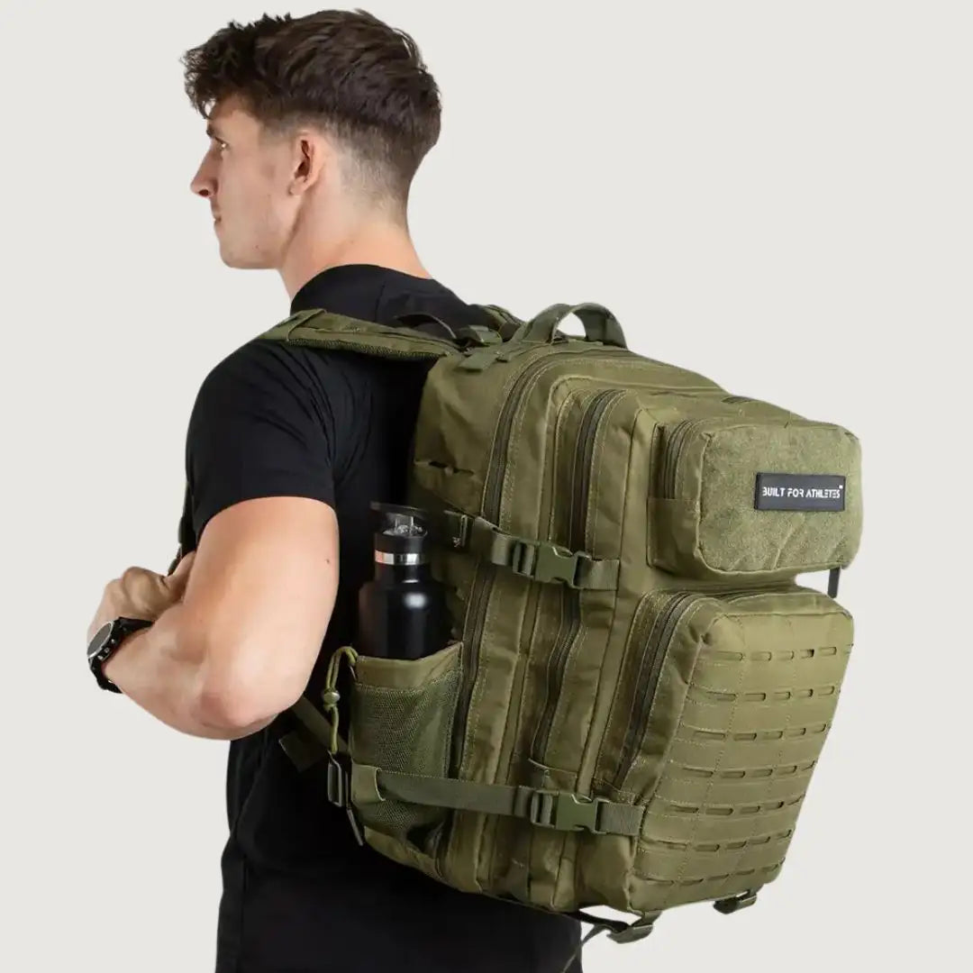 Built For Athletes Large 45L Gym Backpack - Army Green