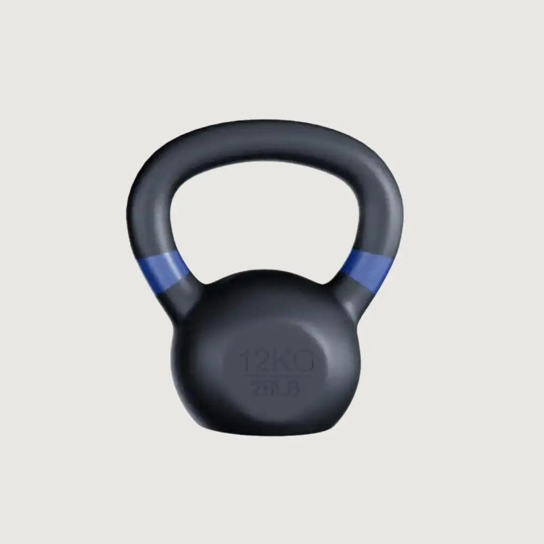 GRIT Powder Coated Cast Iron Kettlebell - 12 kg