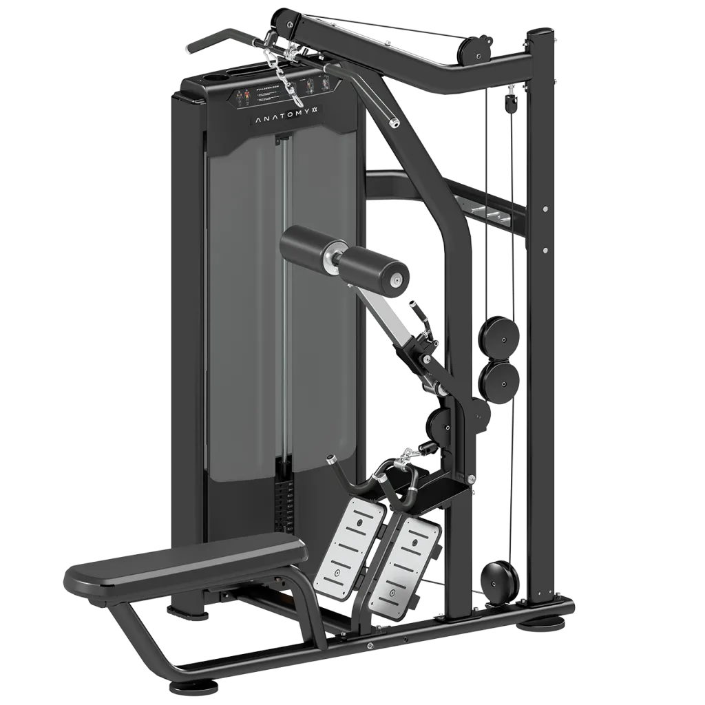 Anatomy Pin Loaded Lat Pulldown Seated Row