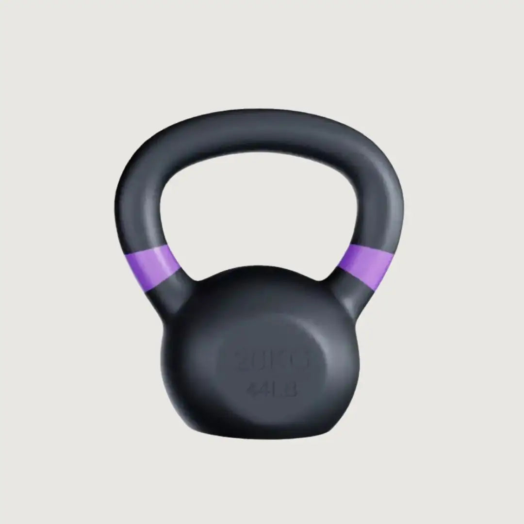 GRIT Powder Coated Cast Iron Kettlebell - 20 kg