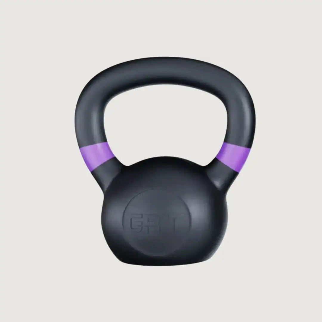 GRIT Powder Coated Cast Iron Kettlebell - 20 kg