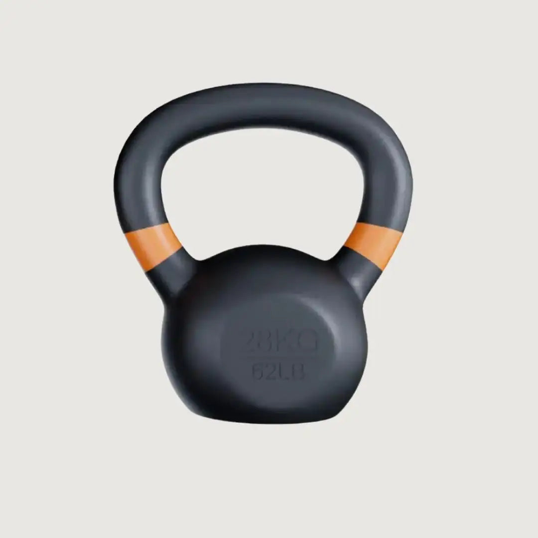 GRIT Powder Coated Cast Iron Kettlebell - 28 kg